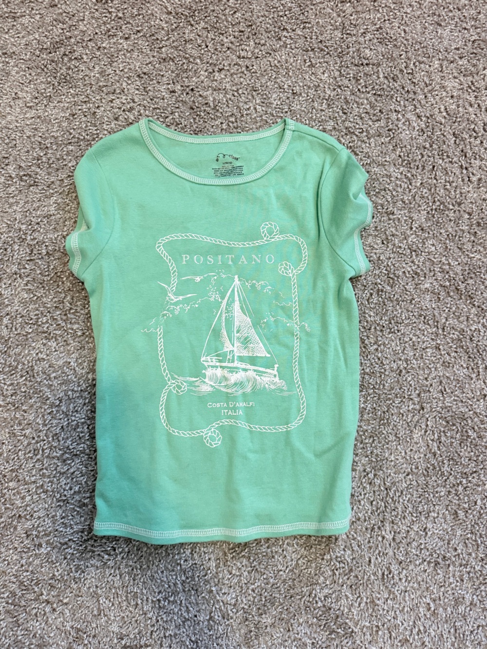 Art class girls Positano short sleeve tee shirt size large 10/12 - Picture 2 of 5